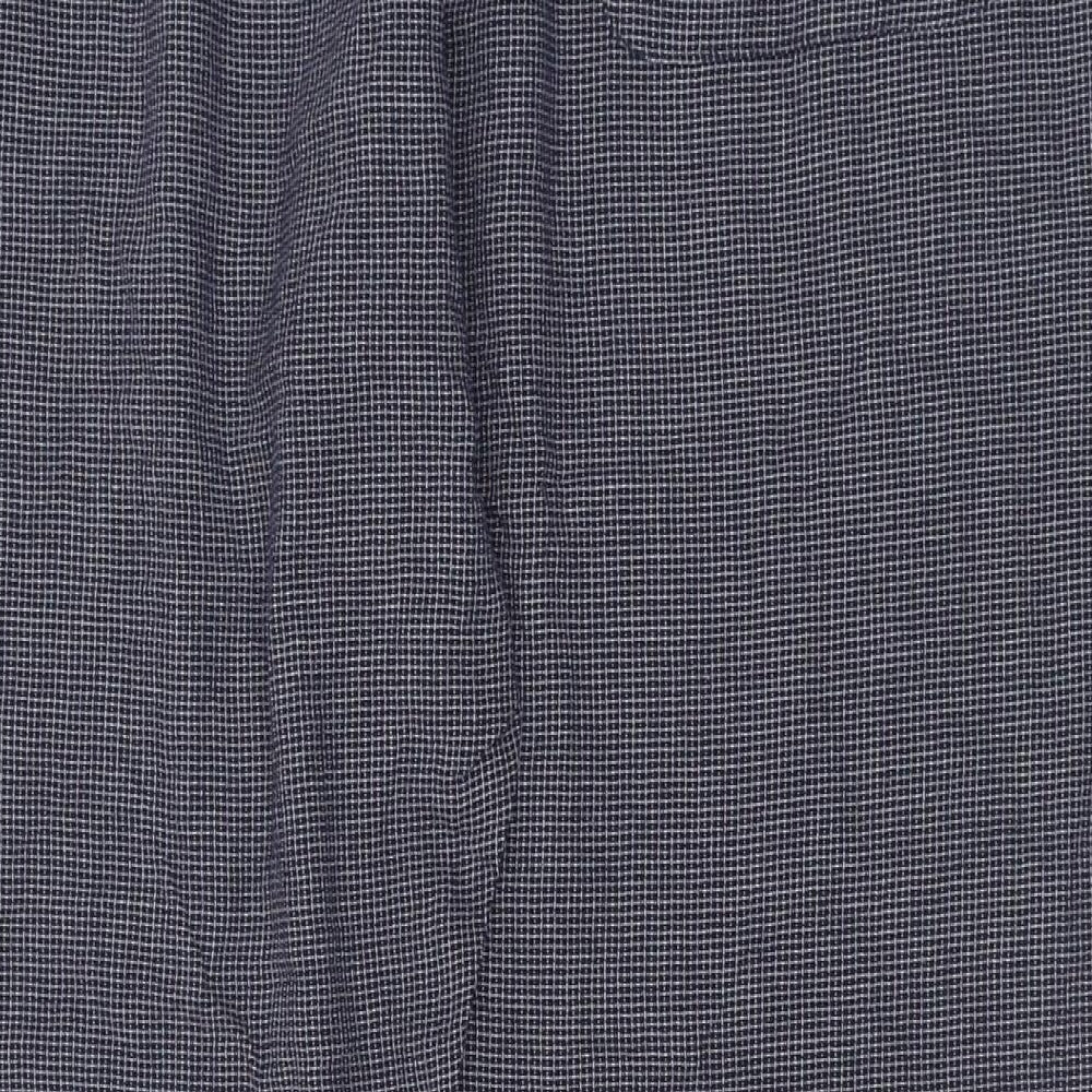 NEXT Mens Blue Plaid Cotton  Pyjama Pants Size XL  Tie