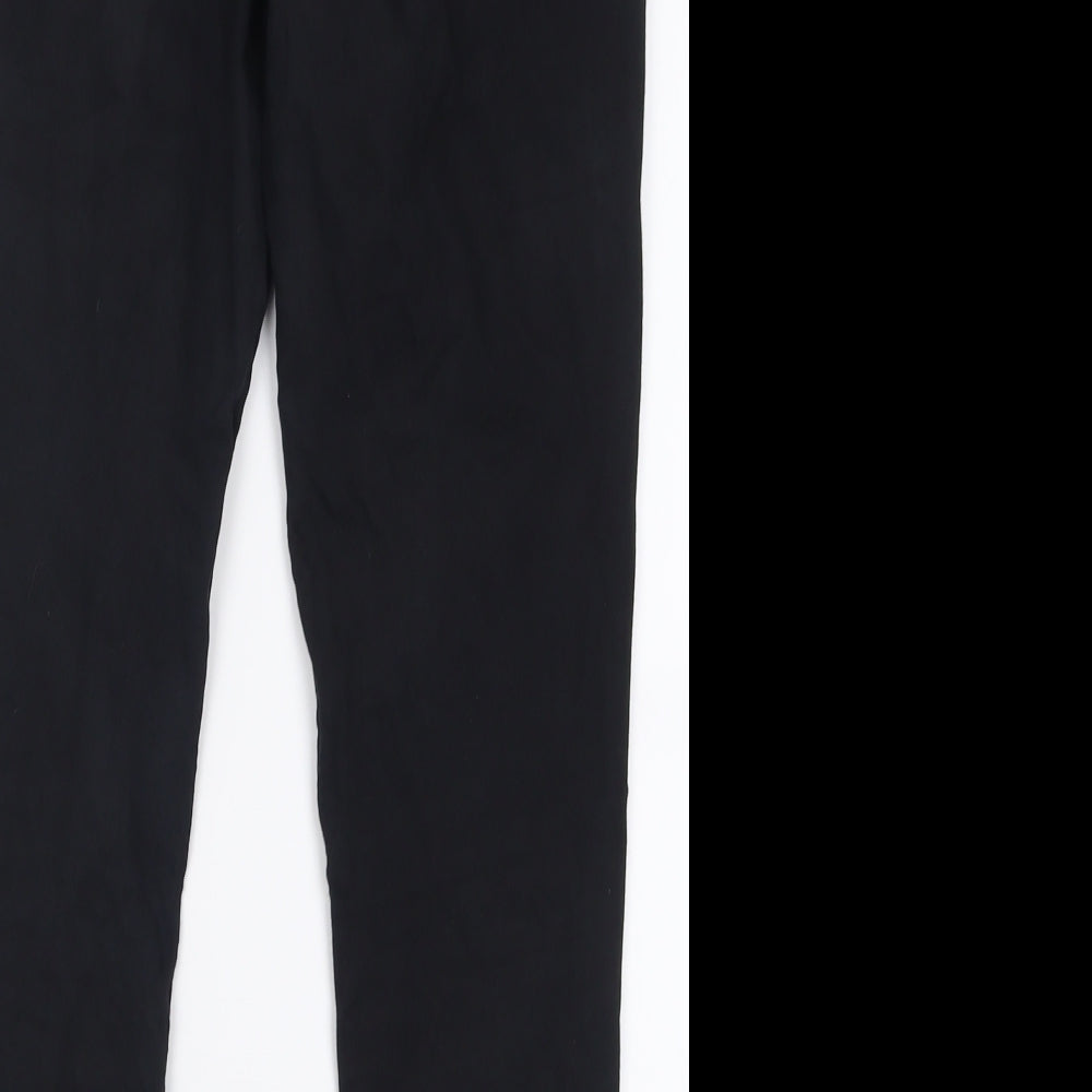 Topshop Womens Black  Cotton Skinny Jeans Size 32 L32 in Regular Button