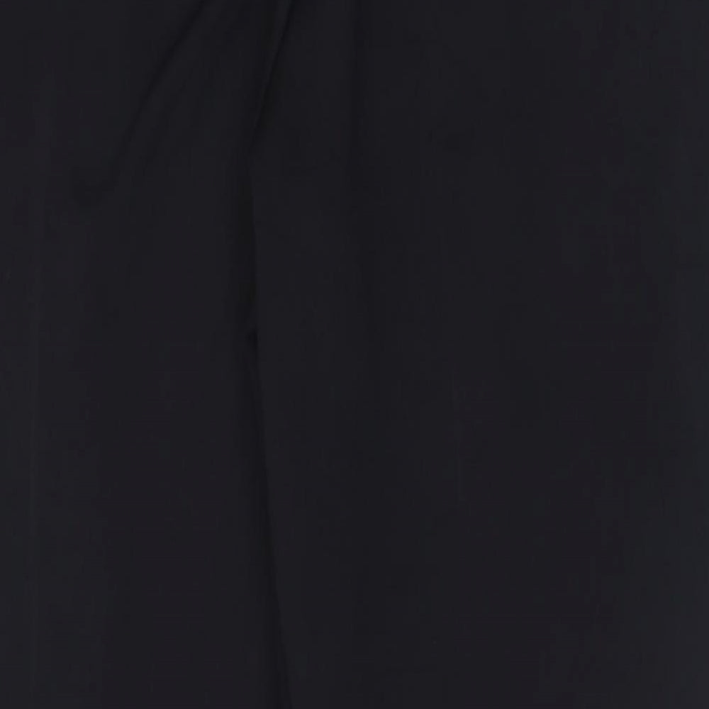 Bm collection Womens Black  Polyester Trousers  Size 14 L29 in Regular