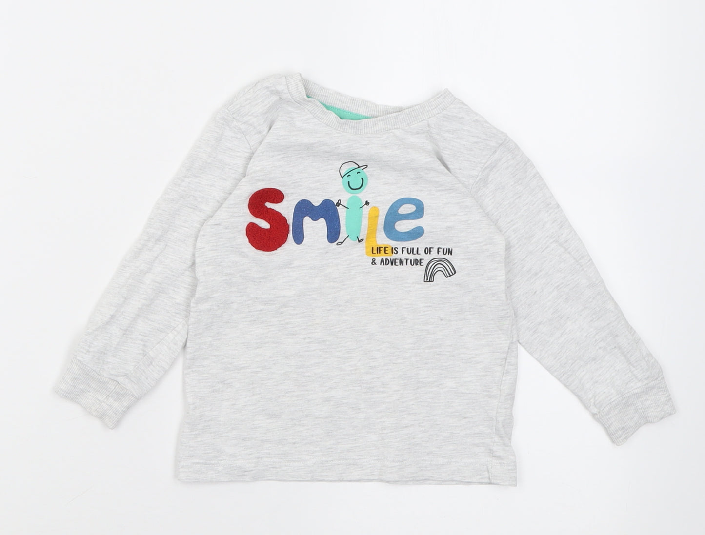 bmatalan  Grey  Cotton Camisole  Size 18-24 Months Crew Neck Pullover
