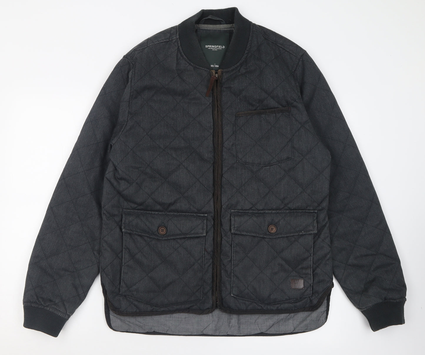 Springfield Womens Grey   Jacket  Size 12  Button