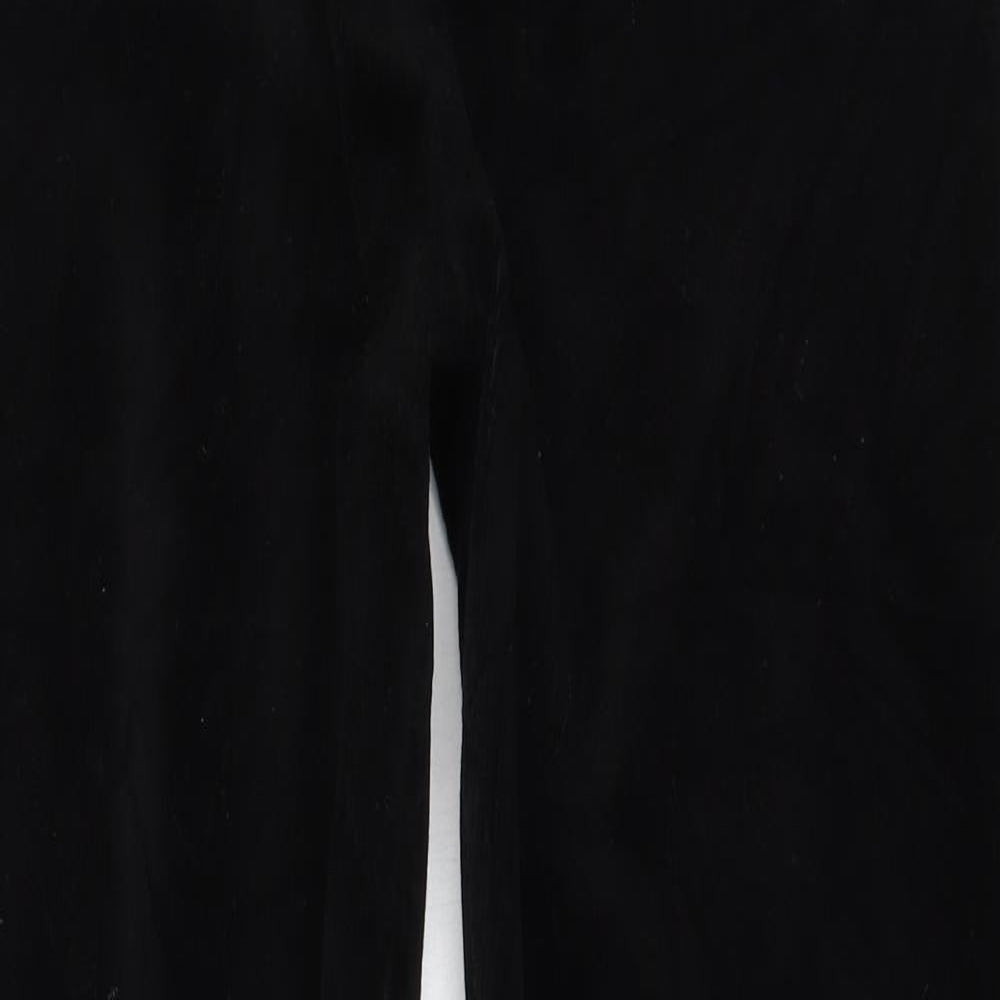 Indigo Womens Black  Cotton Pedal Pusher Leggings Size 16 L27 in