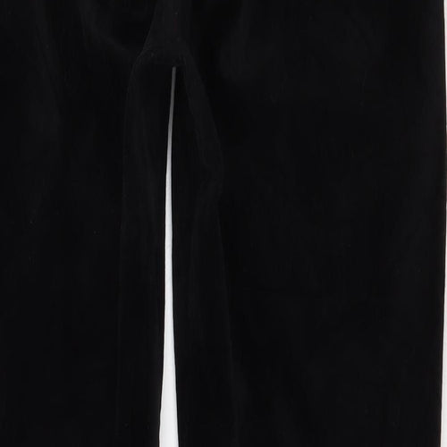 Indigo Womens Black  Cotton Pedal Pusher Leggings Size 16 L27 in