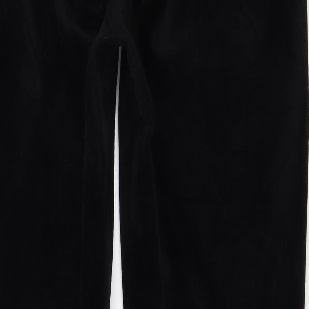 Indigo Womens Black  Cotton Pedal Pusher Leggings Size 16 L27 in
