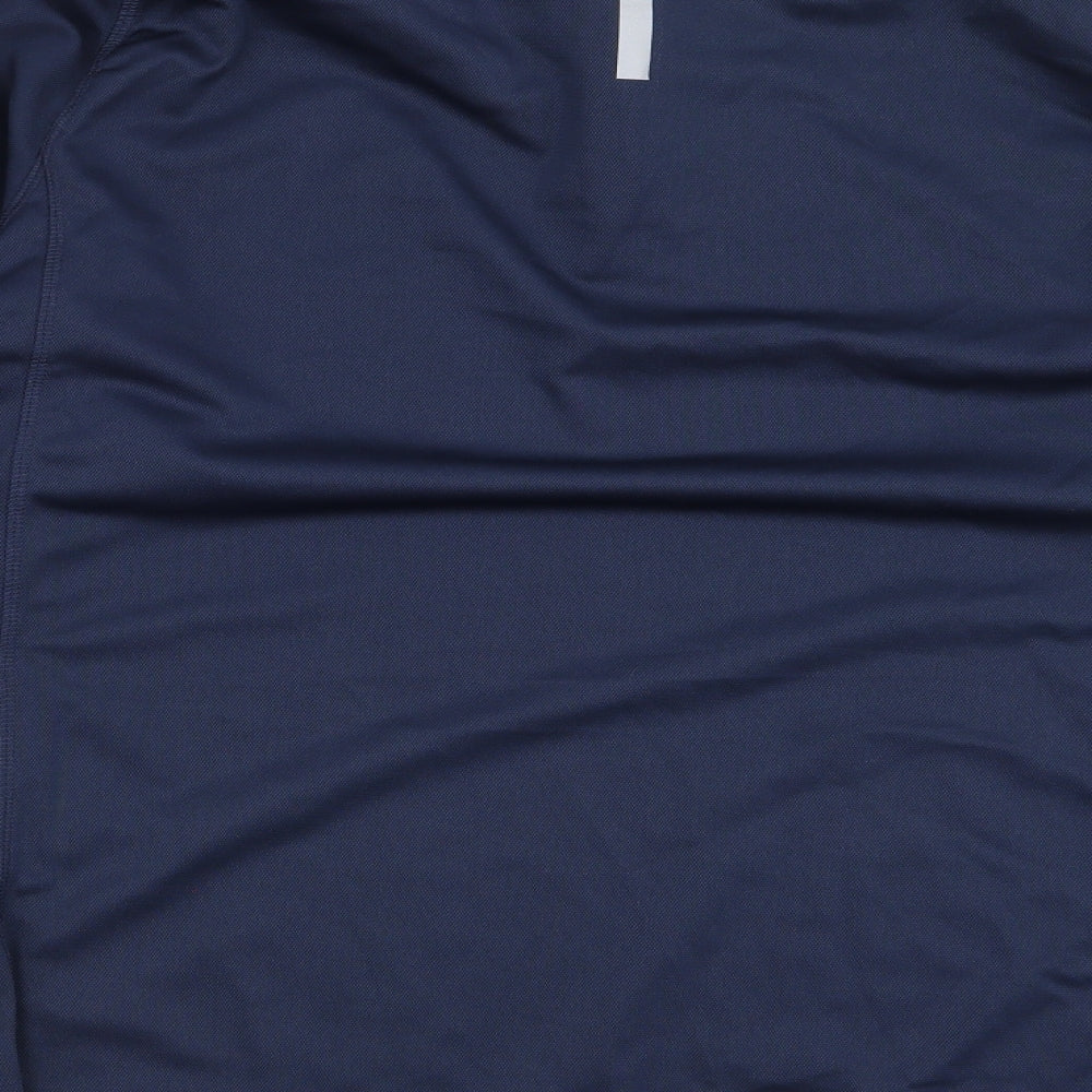 Souluxe Mens Blue  Polyester Pullover Sweatshirt Size XL