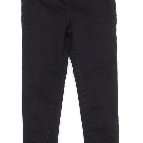 Matalan Girls Black  Cotton Skinny Jeans Size 9 Months  Slim Pullover