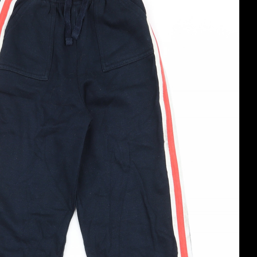 Cherokee Boys Blue Striped Cotton Jogger Trousers Size 10-11 Years  Regular Drawstring