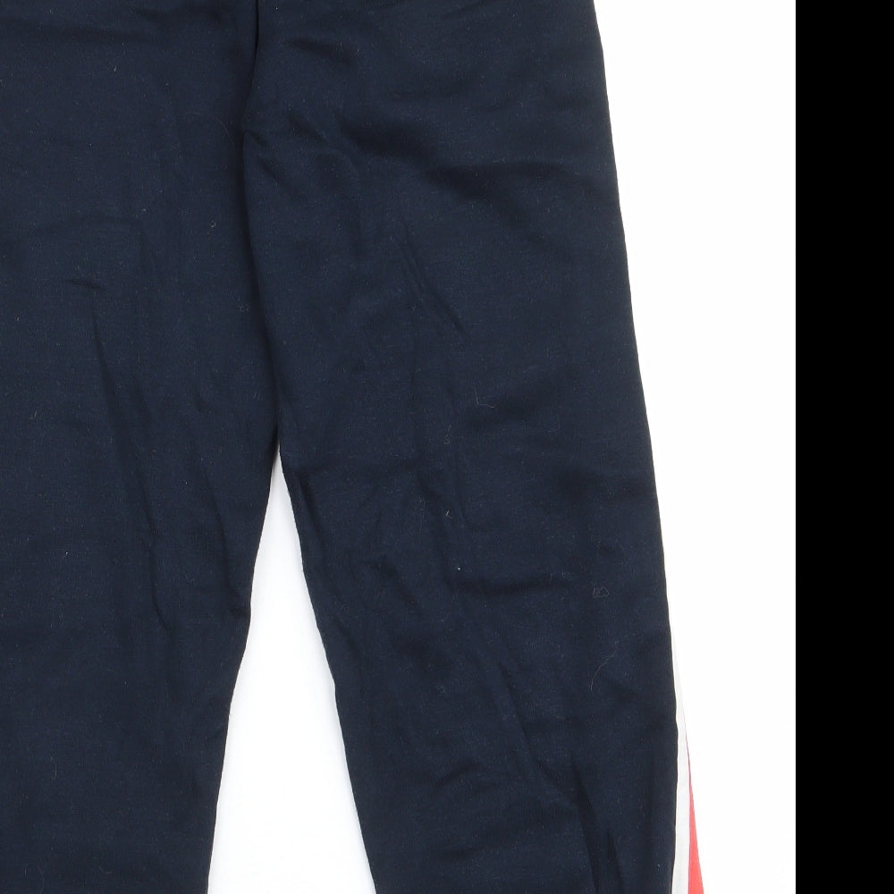 Cherokee Boys Blue Striped Cotton Jogger Trousers Size 10-11 Years  Regular Drawstring