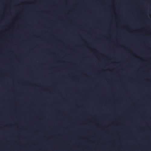 Paul Galvin Mens Blue Round Neck  Acrylic Pullover Jumper Size M
