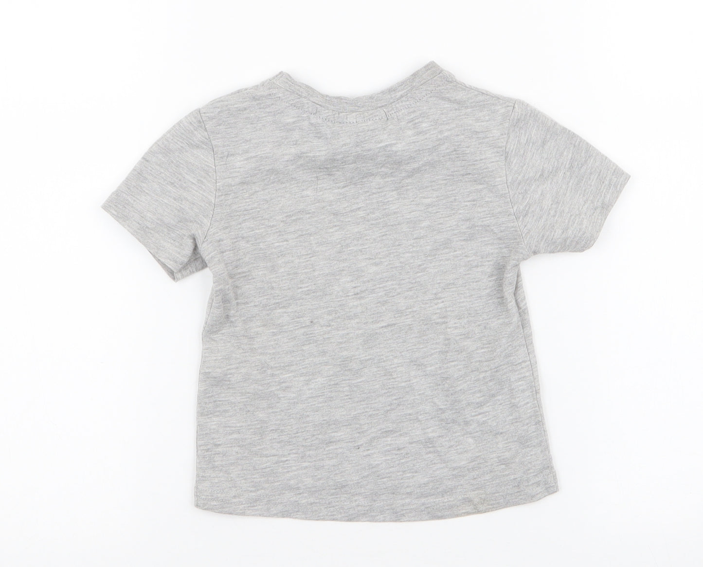 Harry Potter  Grey  Cotton Jersey T-Shirt Size 9-12 Months Round Neck Pullover - Future Wizard