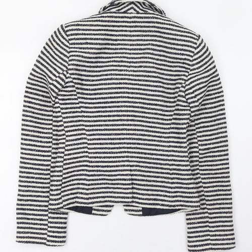 Atmosphere Womens Ivory Striped  Jacket  Size 6  Button - Blazer