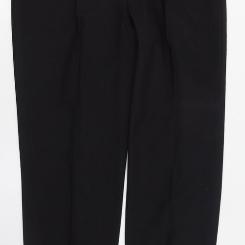 Preworn Womens Black  Polyester Trousers  Size 20 L32 in Regular Zip