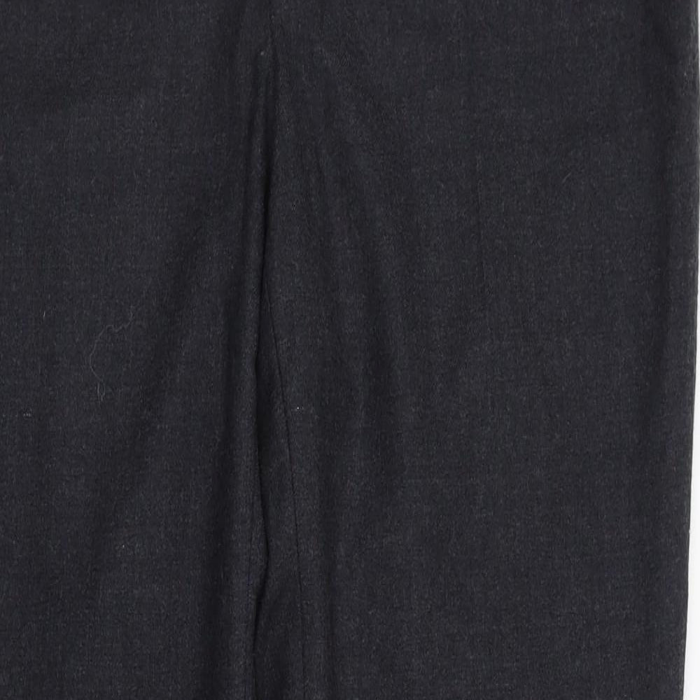 Banana Republic Womens Grey  Wool Trousers  Size 8 L30 in Regular Zip