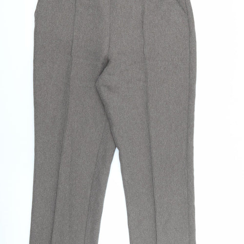 Hponor Milburn Womens Brown  Polyester Carrot Trousers Size 12 L24 in Regular