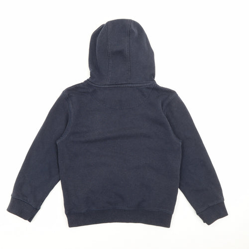 Rebel Boys Blue  Cotton Pullover Hoodie Size 7-8 Years