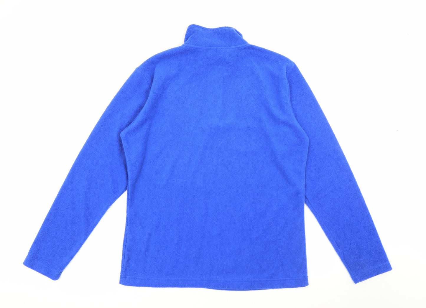 Hi Gear Womens Blue High Neck  Polyester Pullover Jumper Size 12