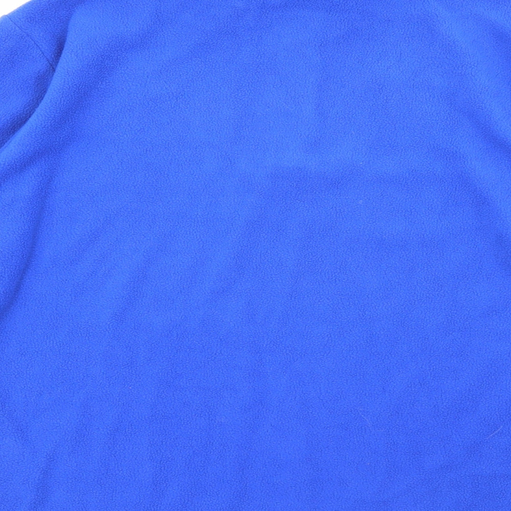 Hi Gear Womens Blue High Neck  Polyester Pullover Jumper Size 12
