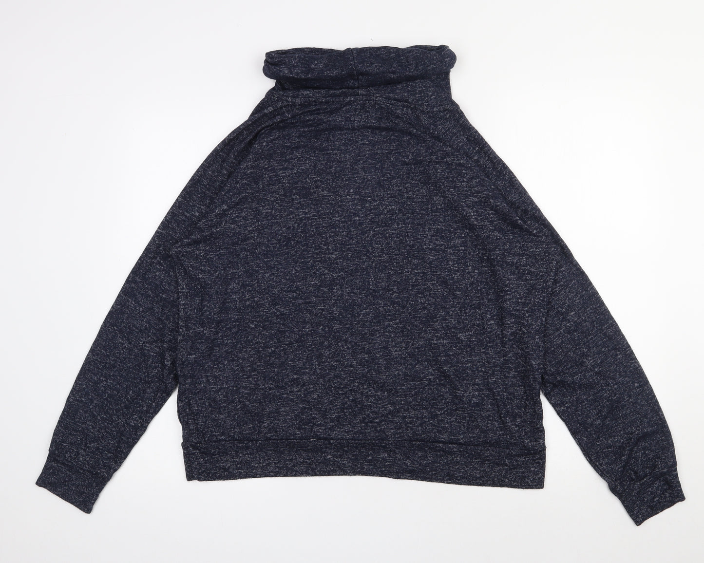 Primark Mens Blue Roll Neck  Rayon Pullover Jumper Size XL