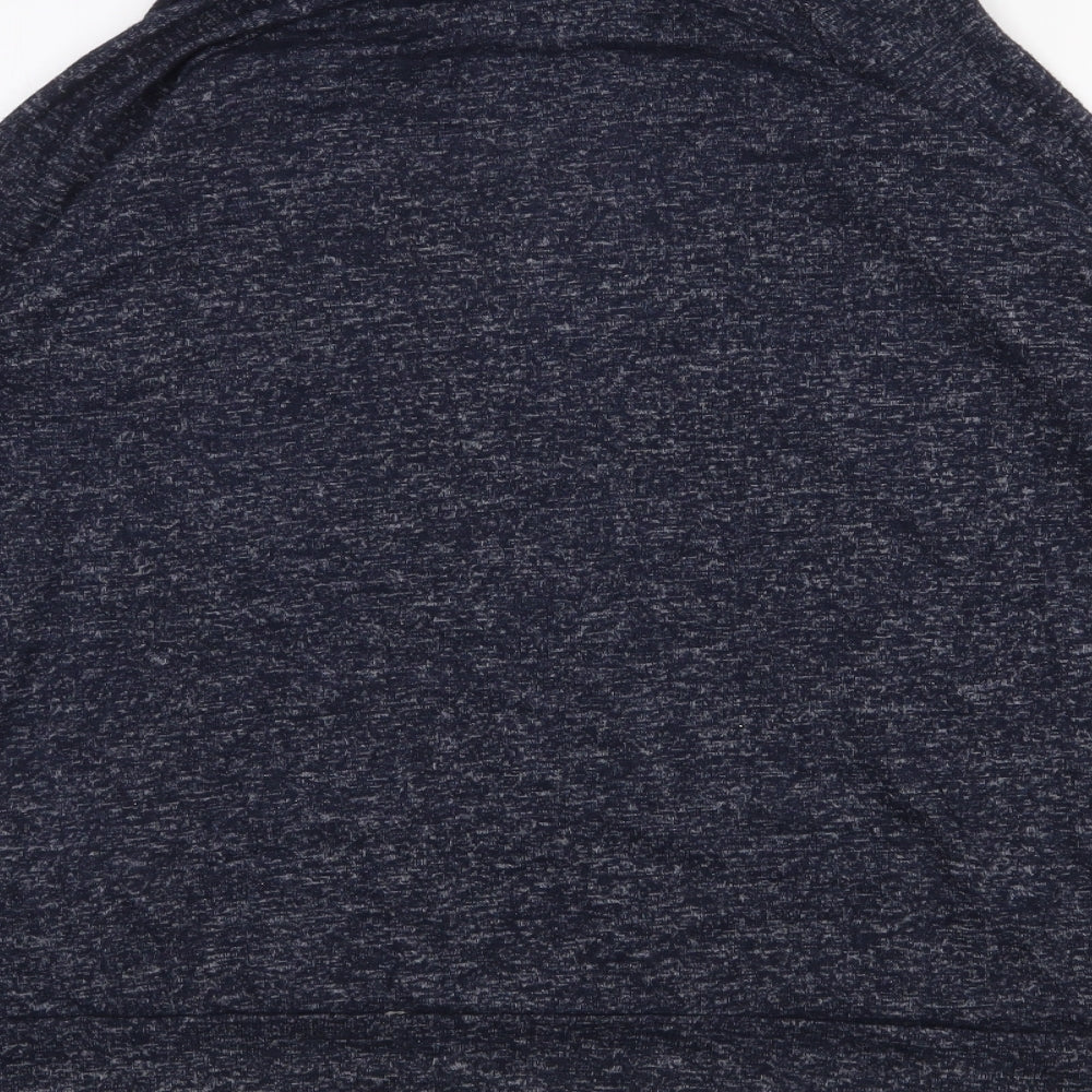 Primark Mens Blue Roll Neck  Rayon Pullover Jumper Size XL
