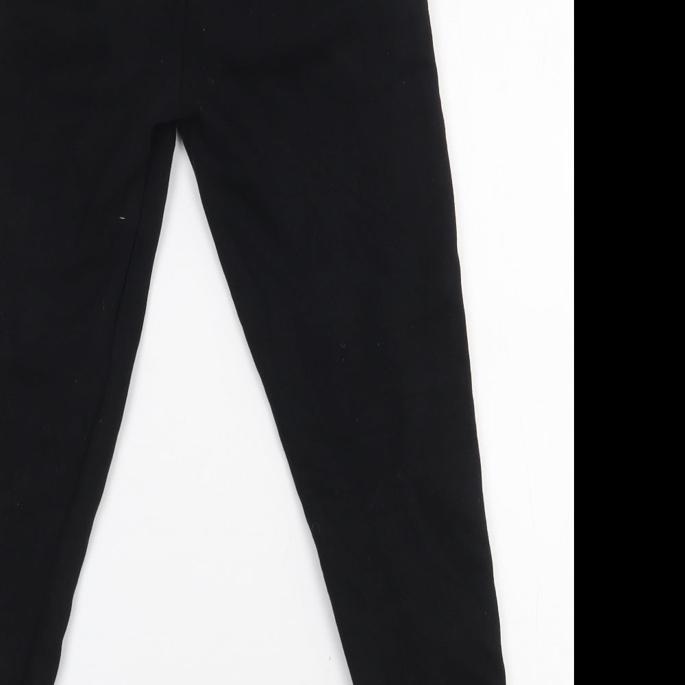 Primark Girls Black  Cotton Jogger Trousers Size 10-11 Years  Regular Pullover