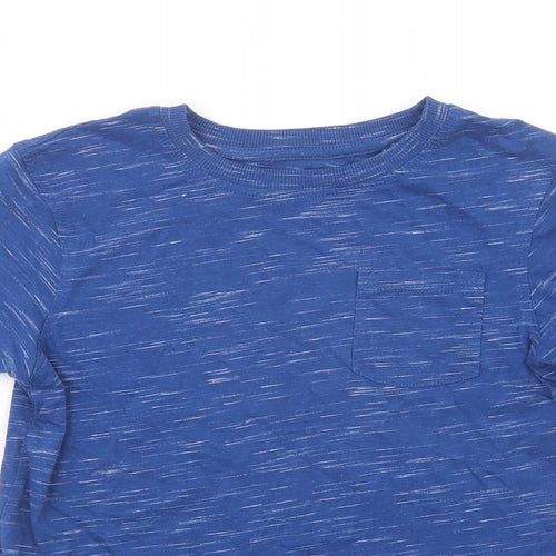 George Boys Blue  Cotton Pullover Polo Size 6-7 Years Crew Neck Pullover