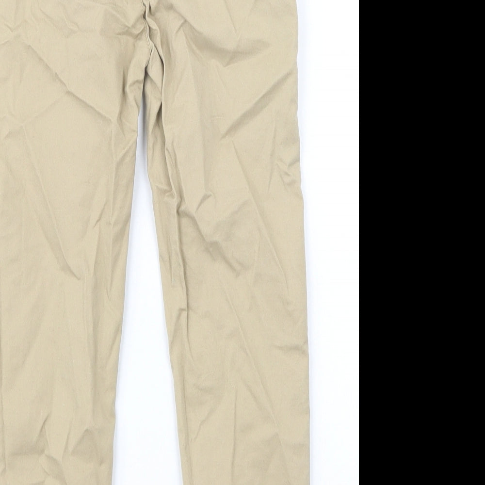 H&M Boys Beige  Cotton Chino Trousers Size 5-6 Years  Regular Button