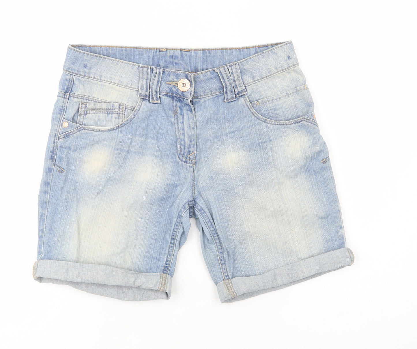 NEXT Boys Blue  Cotton Chino Shorts Size 13 Years  Regular