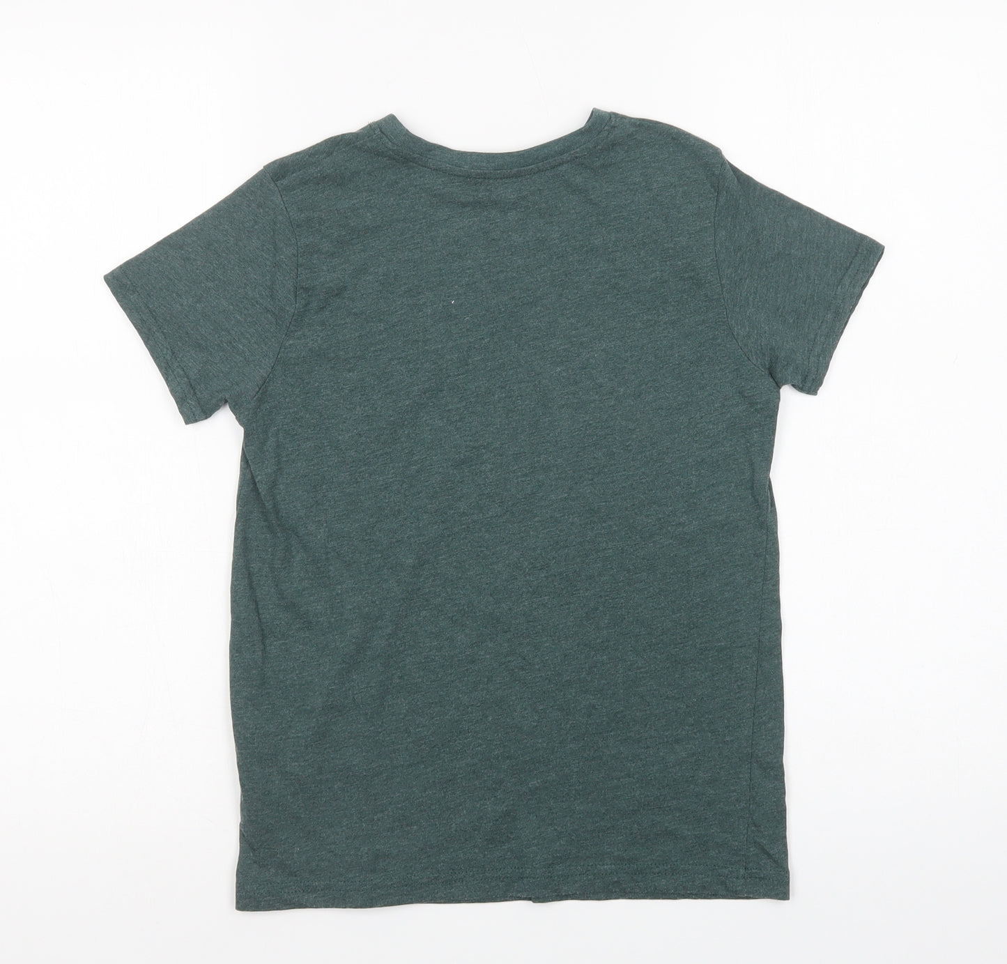 Primark Girls Green  Cotton Pullover T-Shirt Size 9-10 Years Crew Neck Pullover - Canada