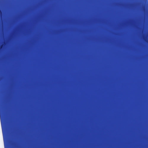 Dunnes Stores Boys Blue Colourblock Polyester Full Zip Sweatshirt Size 10-11 Years  Zip