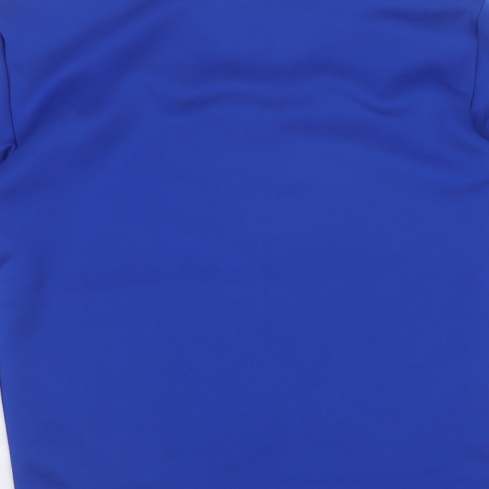 Dunnes Stores Boys Blue Colourblock Polyester Full Zip Sweatshirt Size 10-11 Years  Zip
