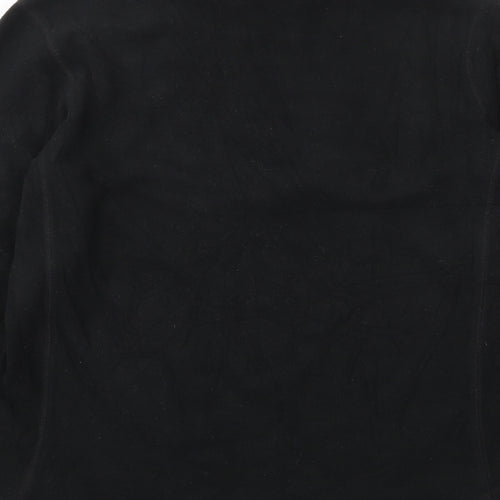 Gap Womens Black  Polyester Pullover Sweatshirt Size S  Zip