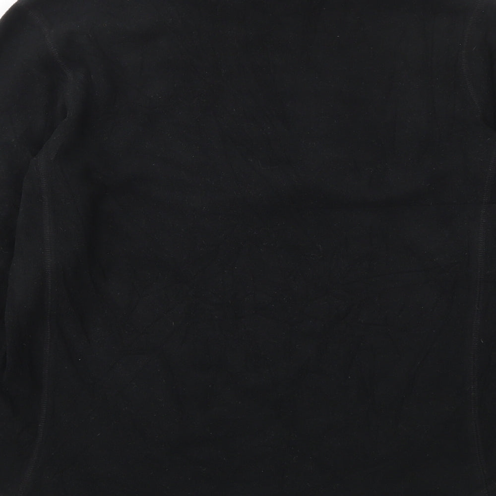 Gap Womens Black  Polyester Pullover Sweatshirt Size S  Zip