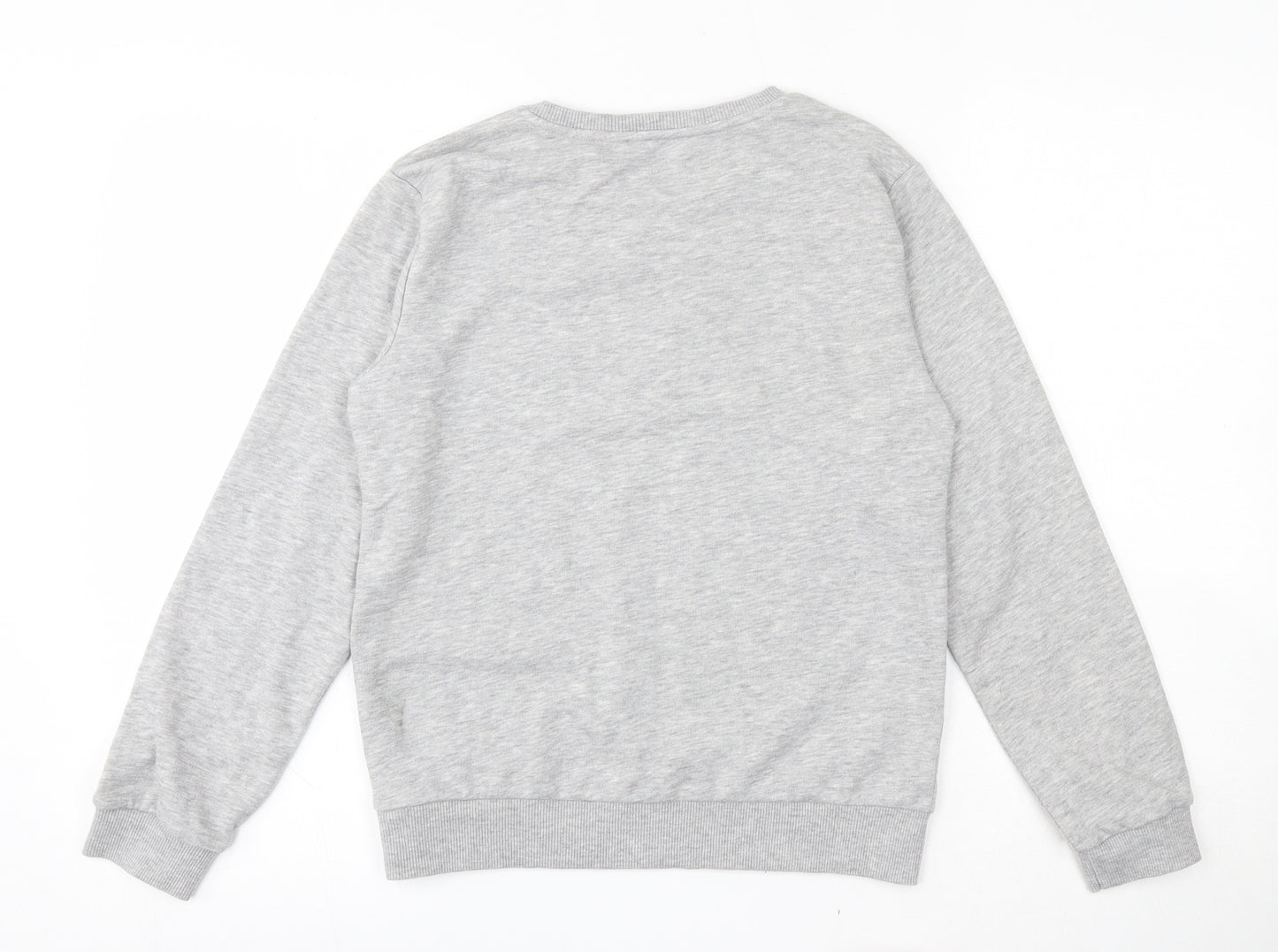 Very Girls Grey  Polyester Pullover Sweatshirt Size 12 Years