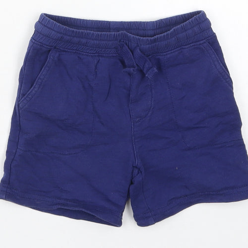 Carters Boys Blue  Cotton Sweatpants Trousers Size 18 Months  Drawstring - Sweat Shorts