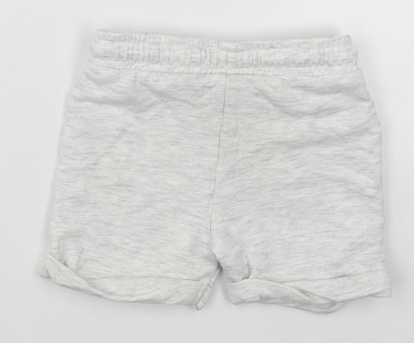 Fred&Flo Boys Grey  Cotton Sweatpants Trousers Size 6-9 Months  Drawstring - Sweat Shorts