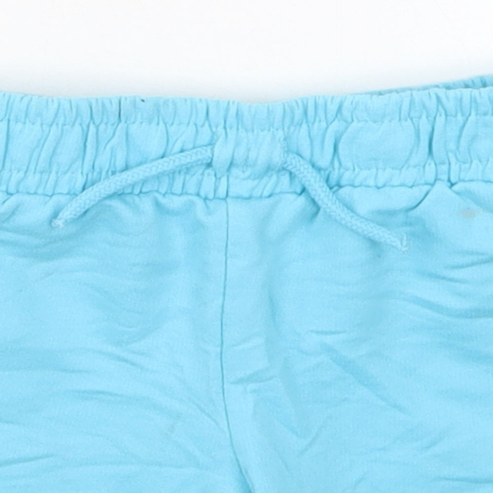 Dunnes Boys Blue  Cotton Sweatpants Trousers Size 12-18 Months  Drawstring