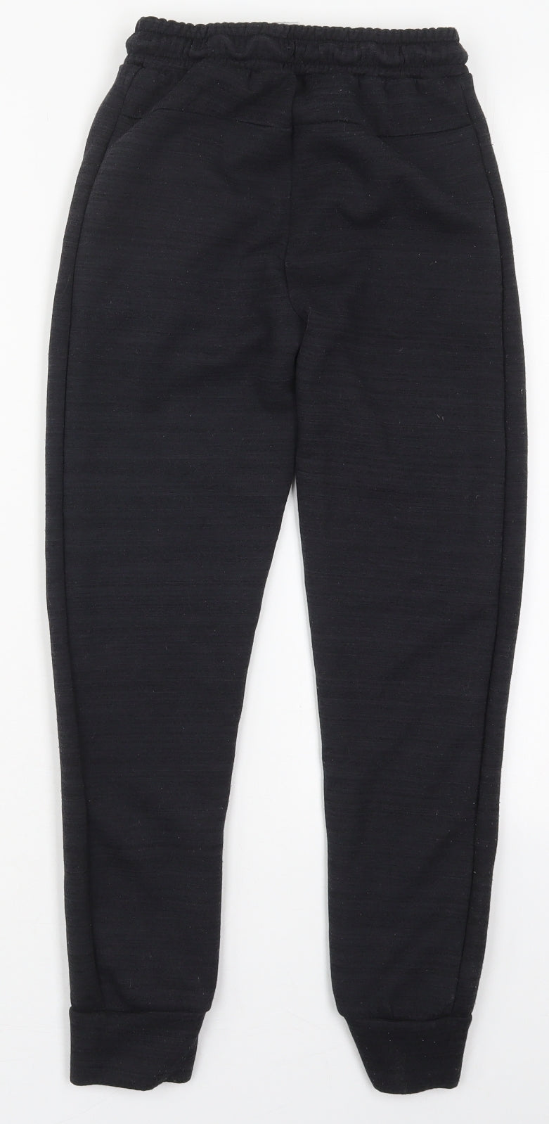 Dunnes Boys Black  Polyester Sweatpants Trousers Size 10-11 Years  Regular Drawstring