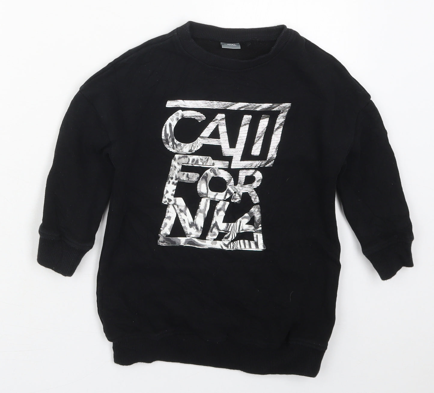 NEXT Boys Black  Cotton Pullover Sweatshirt Size 4 Years  Pullover - California
