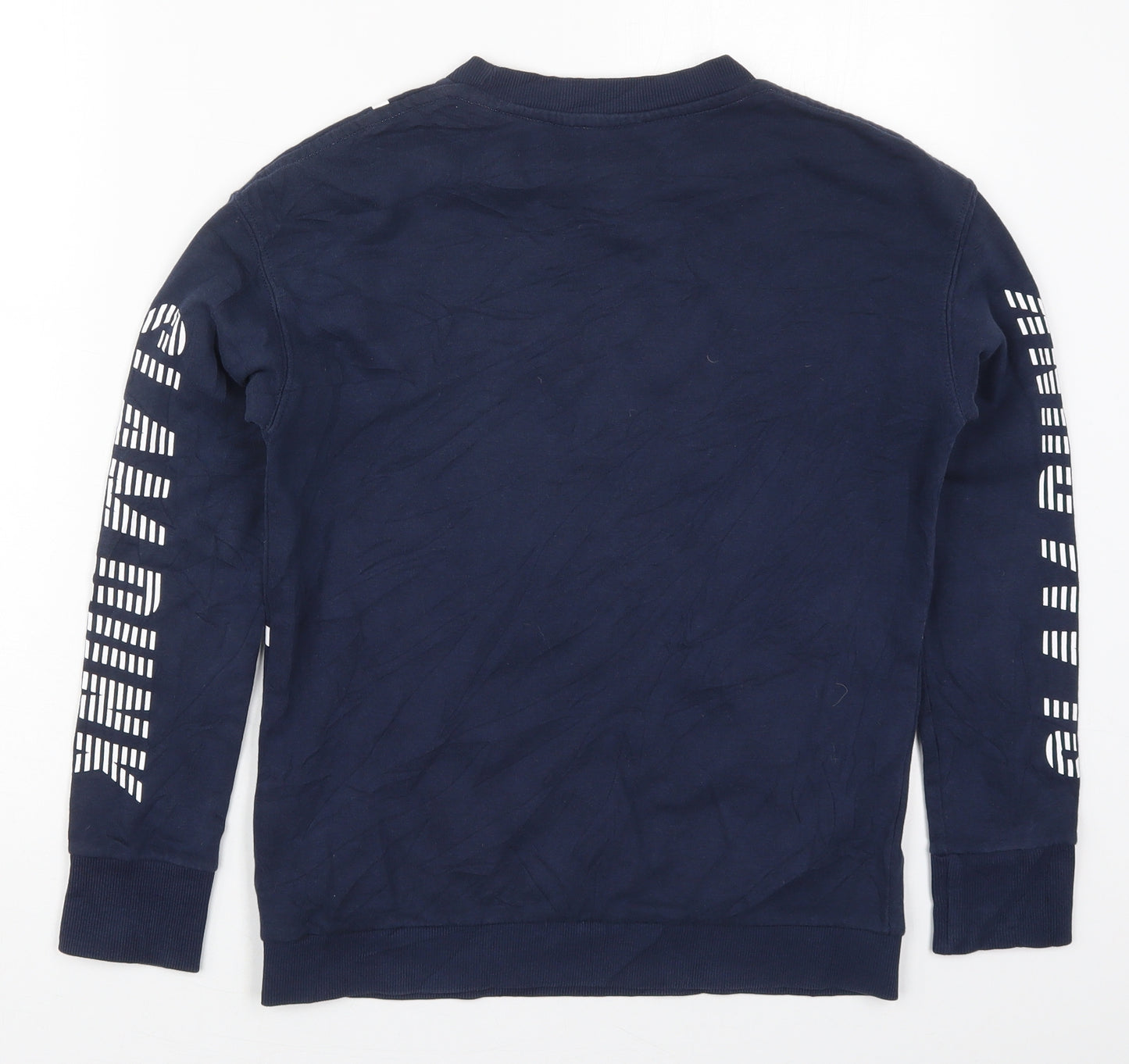 H&M Boys Blue  Cotton Pullover Sweatshirt Size 11-12 Years  Pullover - Slam Dunk