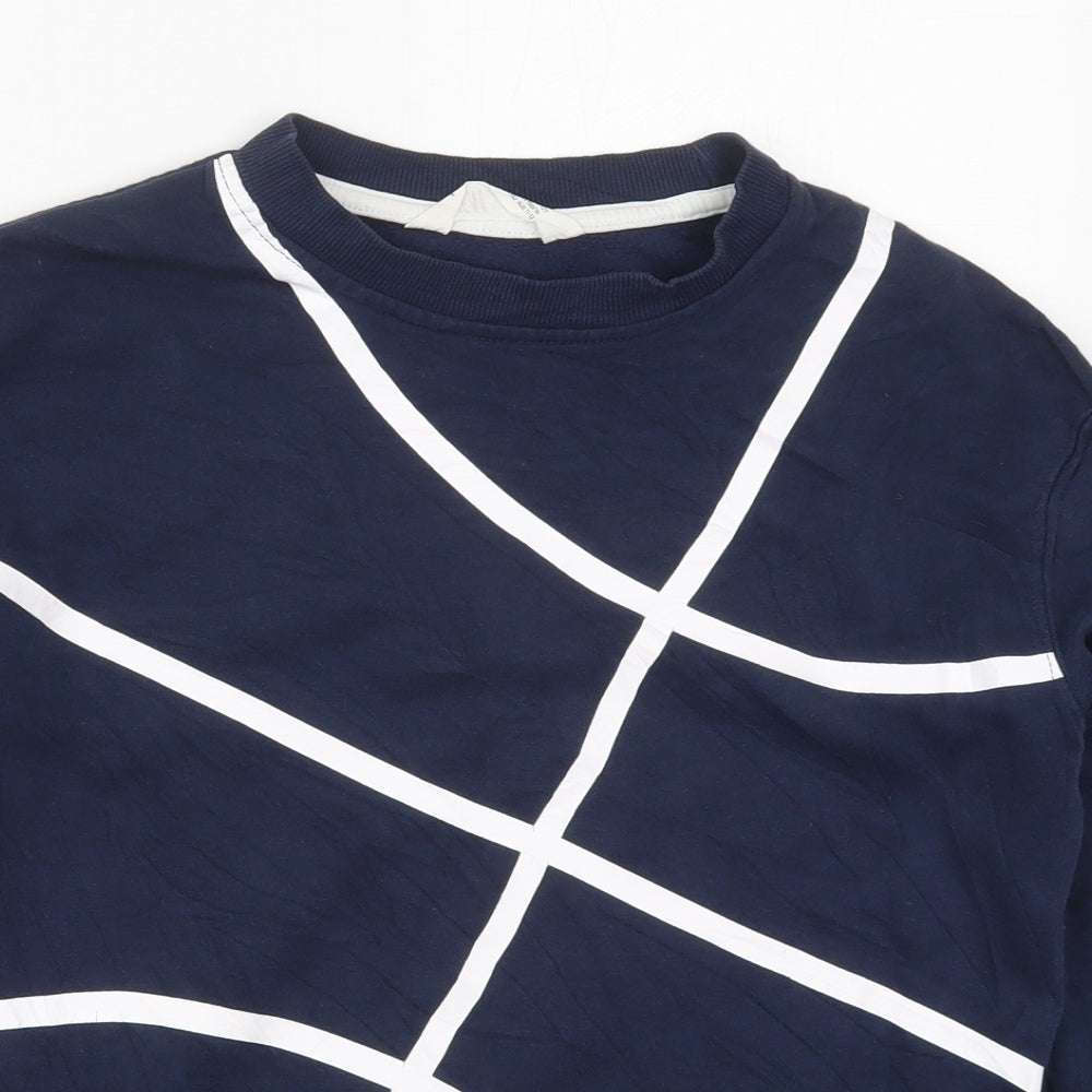H&M Boys Blue  Cotton Pullover Sweatshirt Size 11-12 Years  Pullover - Slam Dunk
