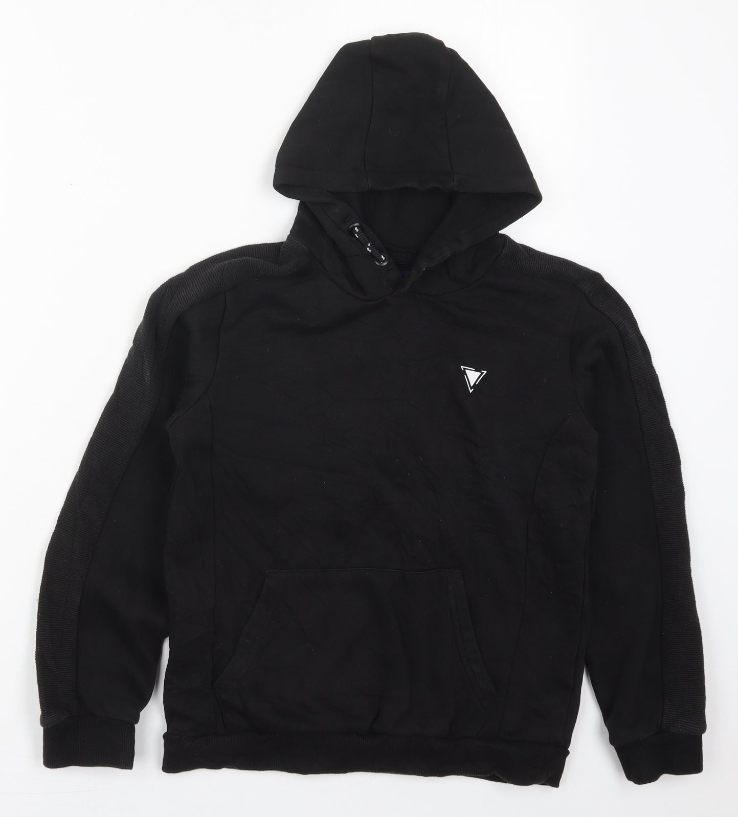 Matalan Boys Black  Cotton Pullover Hoodie Size 11 Years  Pullover