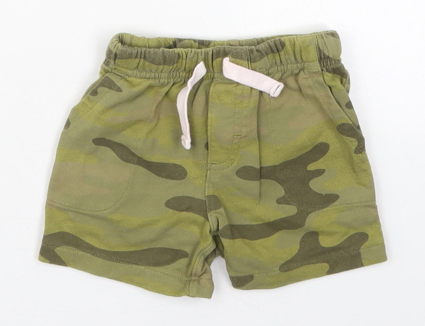 Carters Boys Green Camouflage Cotton Sweatpants Trousers Size 18 Months  Drawstring