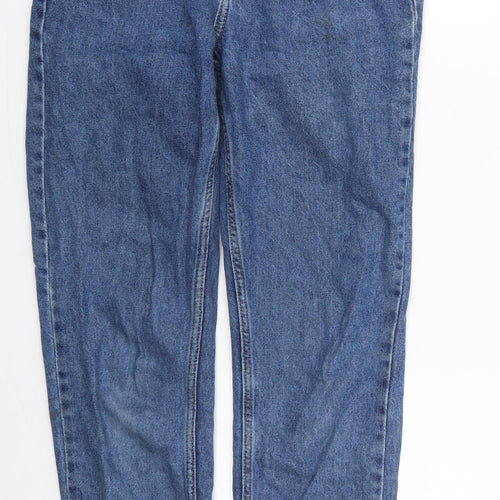 Denim Co Womens Blue  Cotton Tapered Jeans Size 4 L29 in Regular Button