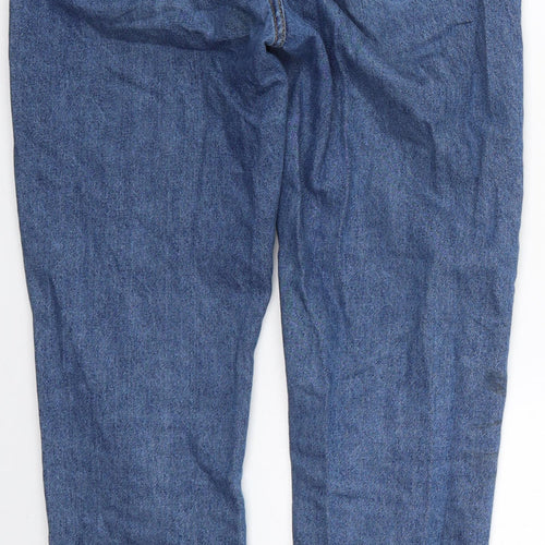 Denim Co Womens Blue  Cotton Tapered Jeans Size 4 L29 in Regular Button