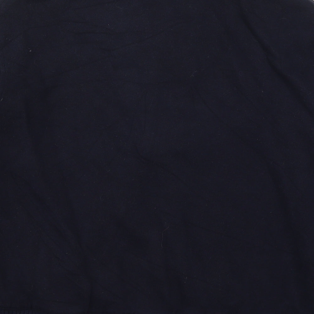 Marks and Spencer Mens Blue  Cotton Full Zip Sweatshirt Size M