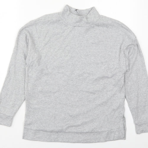 Marks and Spencer Womens Grey  Polyester Pullover Sweatshirt Size 8  Pullover