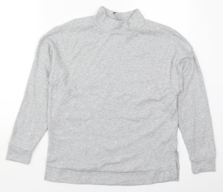 Marks and Spencer Womens Grey  Polyester Pullover Sweatshirt Size 8  Pullover