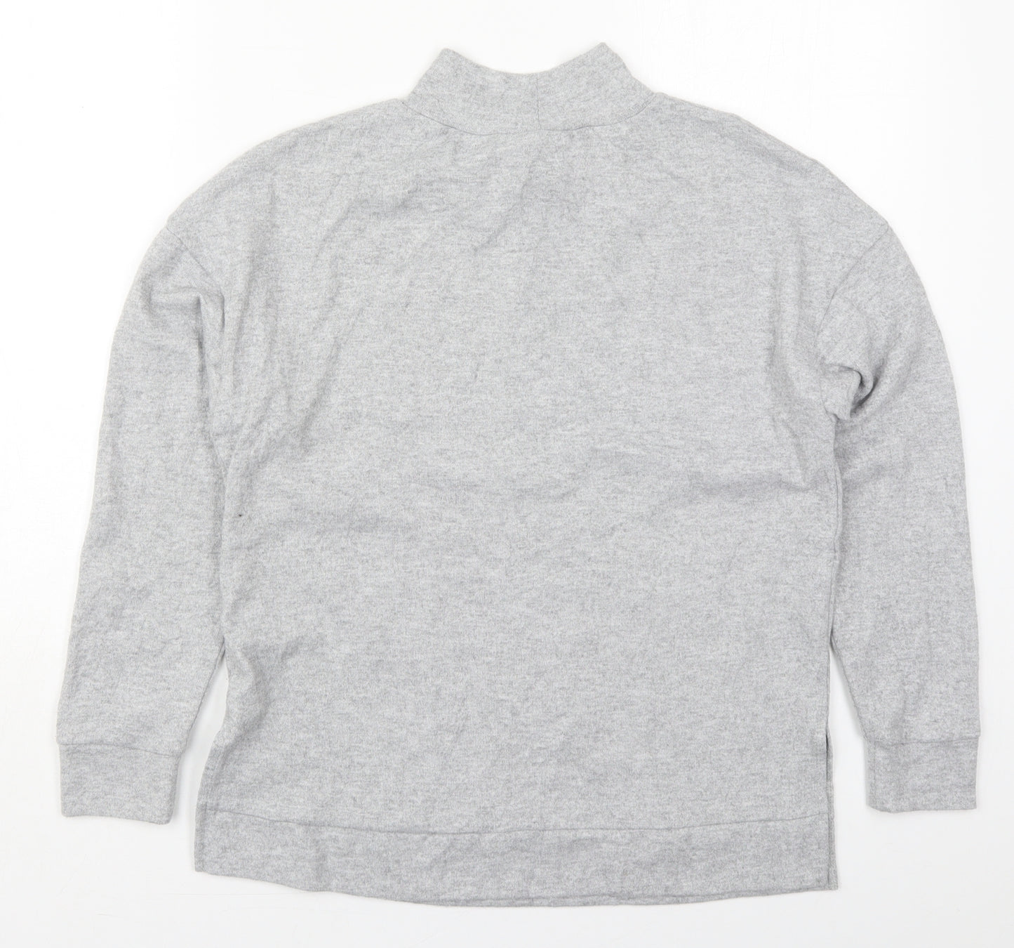 Marks and Spencer Womens Grey  Polyester Pullover Sweatshirt Size 8  Pullover