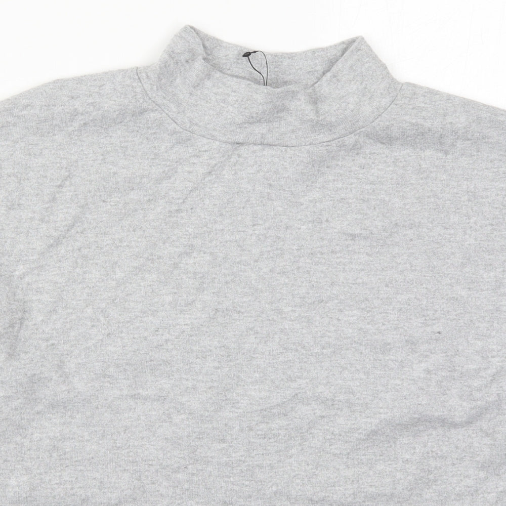 Marks and Spencer Womens Grey  Polyester Pullover Sweatshirt Size 8  Pullover