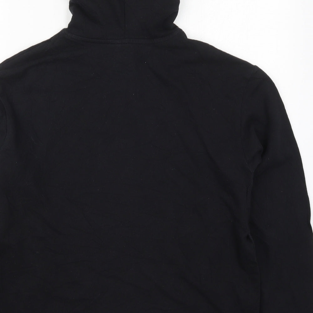 ASOS Womens Black  Cotton Pullover Hoodie Size 10  Pullover